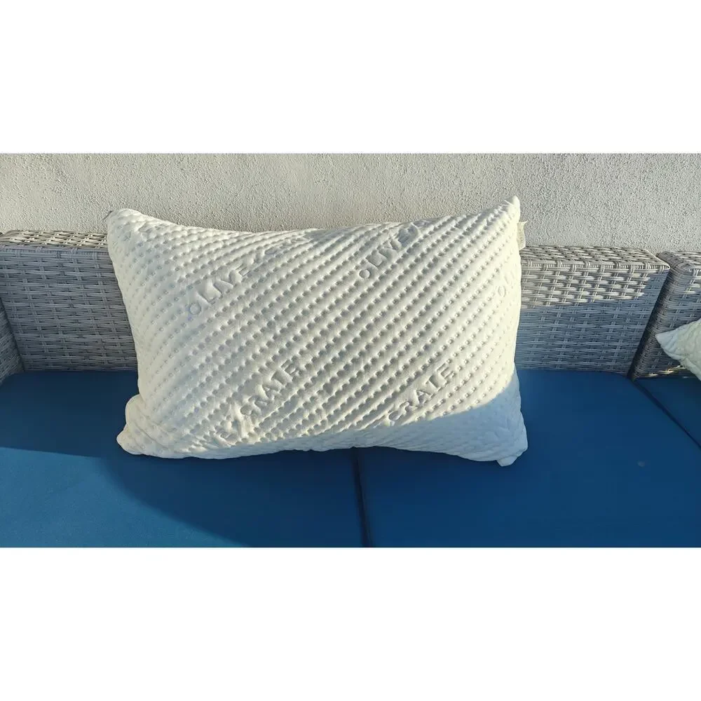 Olive Crate QUEEN Bamboo Pillow - BreathePure Cooling Adjustable